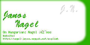 janos nagel business card